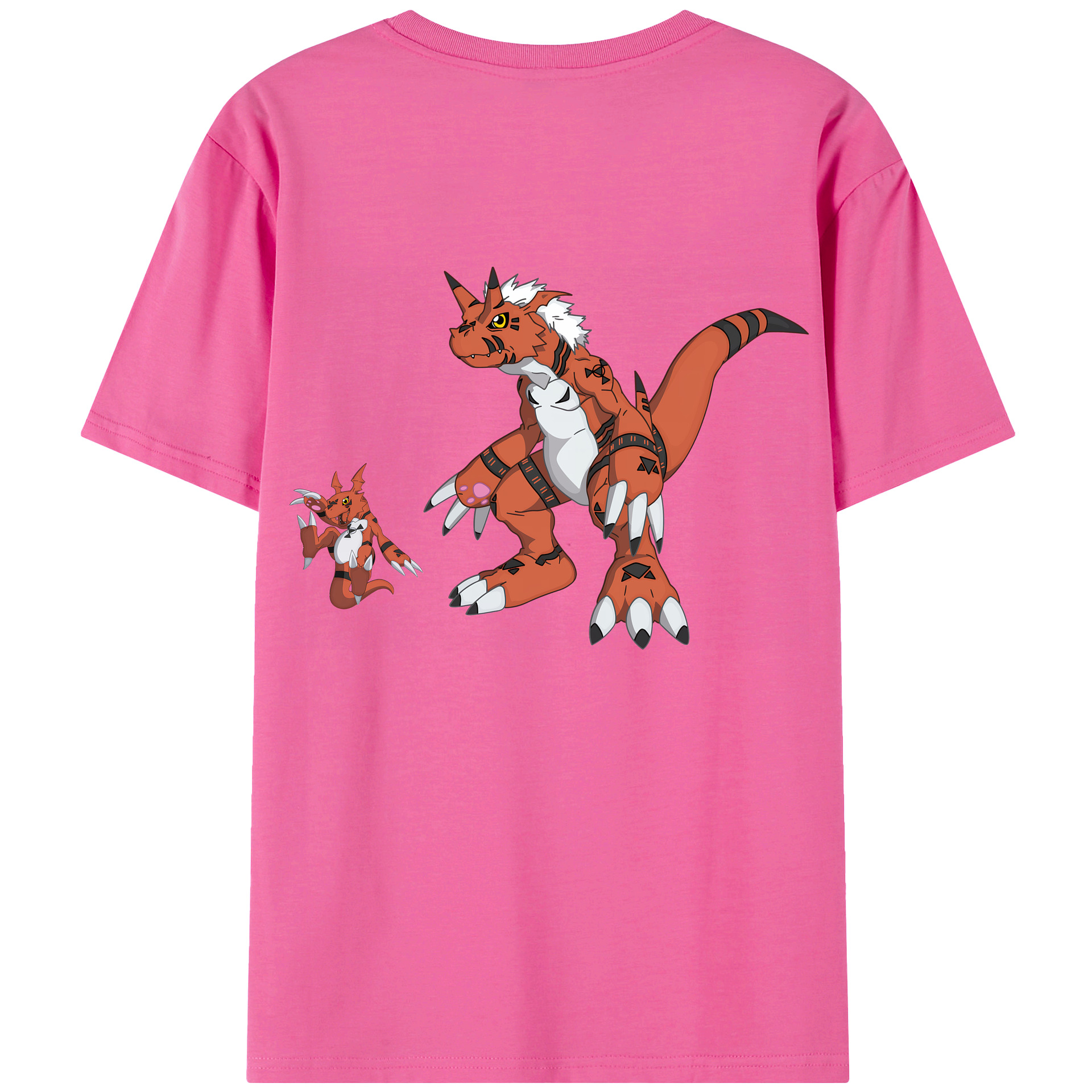 （画像用） Digimon デジタルモンスター/デジモン レディース半袖Tシャツ(バックプリント)